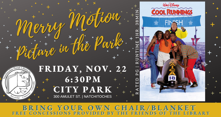 FREE Merry Motion Picture in City Park - Cool Runnings